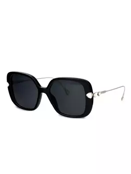 Солнцезащитные очки, украшенные кристаллами Swarovski, черный