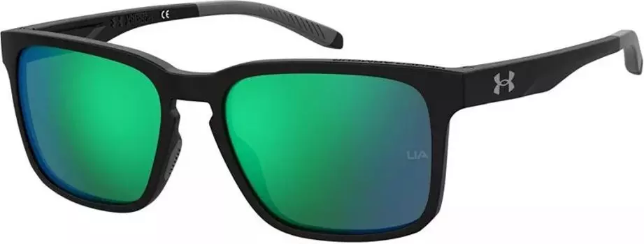 Солнцезащитные очки Under Armour Assist 2, черный/изумрудный