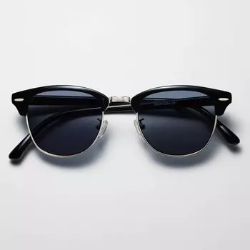 Солнцезащитные очки Uniqlo Browline, черный