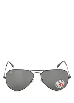 Солнцезащитные очки унисекс антрацитового типа в стиле пилотов Ray-Ban
