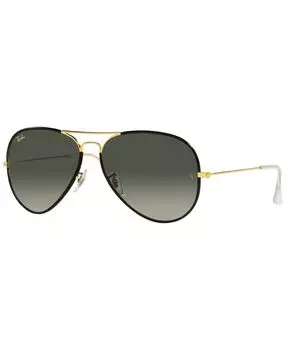 Солнцезащитные очки унисекс, Aviator Full Color Legend 58 Ray-Ban, черный
