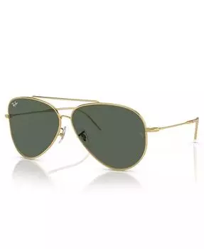 Солнцезащитные очки унисекс, Aviator Reverse RBR0101 Ray-Ban, золото