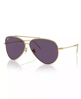 Солнцезащитные очки унисекс, Aviator Reverse RBR0101 Ray-Ban, золото