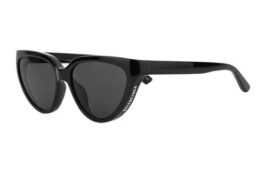 Солнцезащитные очки Balenciaga Unisex с логотипом, черный