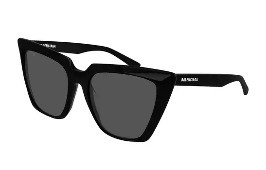 Солнцезащитные очки Balenciaga Cat-Eye, черный