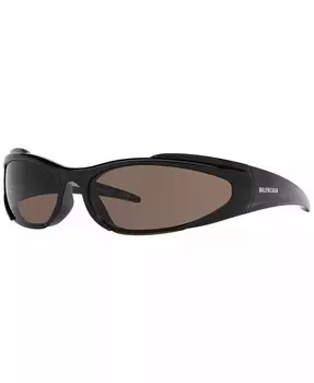 Солнцезащитные очки унисекс, BB0253S Balenciaga, черный
