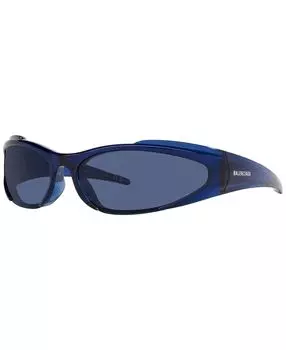 Солнцезащитные очки унисекс, BB0253S Balenciaga, синий