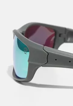 Солнцезащитные очки Unisex CHPO, матовый серый/бирюзовый зеркальный