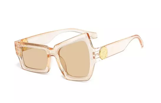 Солнцезащитные очки унисекс CMFY, Белая рамка серых хлопьев