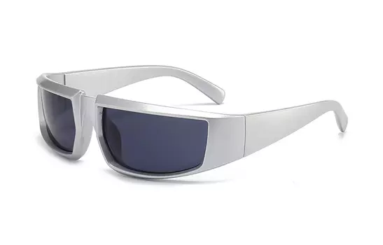 Солнцезащитные очки унисекс CMFY, Листы ртути в серебряной оправе