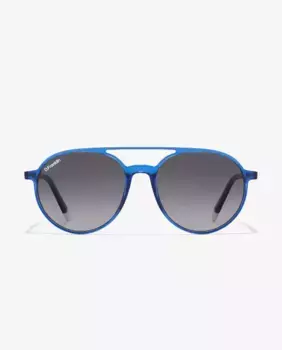 Солнцезащитные очки унисекс D.Franklin с ретро-выкройкой и градиентными линзами круглой формы «Америка», синий