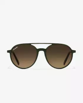 Солнцезащитные очки унисекс D.Franklin с ретро-выкройкой и градиентными линзами круглой формы «Америка», зеленый