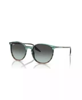 Солнцезащитные очки унисекс, градиент RB2204 Ray-Ban, зеленый