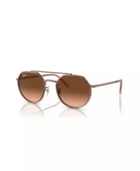 Солнцезащитные очки унисекс, градиент RB3765 Ray-Ban, коричневый