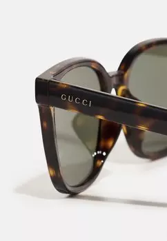 Солнцезащитные очки Unisex Gucci, гавана/зеленый