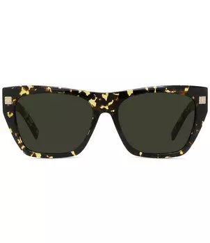 Солнцезащитные очки унисекс GV Day 55 мм в квадратной форме Гавана от Givenchy, мультиколор