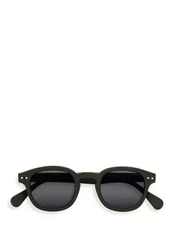 Солнцезащитные очки унисекс квадратной формы цвета хаки Izipizi