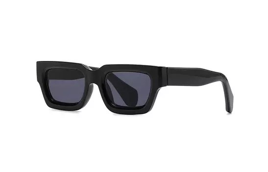 Солнцезащитные очки унисекс Lily&Lotty, Чайные таблетки в черной рамке + подарочная коробка (TY0110-2LW)