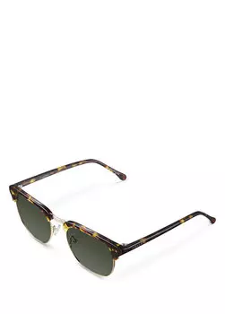 Солнцезащитные очки унисекс luxar с зеленым черепаховым узором Meller