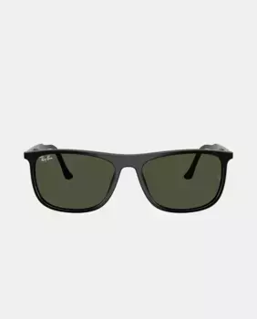Солнцезащитные очки унисекс прямоугольной формы из ацетата Ray-Ban, черный