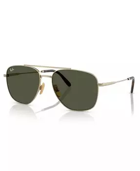 Солнцезащитные очки унисекс Ray-Ban, золотой