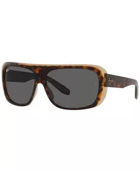 Солнцезащитные очки унисекс, rb2196 blair 64 Ray-Ban, коричневый