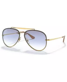 Солнцезащитные очки унисекс, rb3584n 58 blaze aviator Ray-Ban, мульти