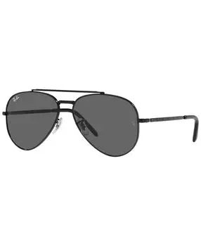 Солнцезащитные очки унисекс, rb3625 new aviator 55 Ray-Ban, черный