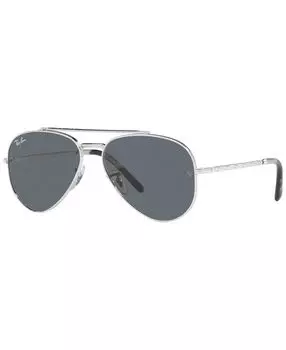 Солнцезащитные очки унисекс, rb3625 new aviator 55 Ray-Ban, мульти