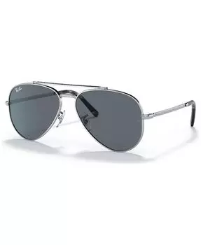 Солнцезащитные очки унисекс, RB3625 NEW AVIATOR Ray-Ban, серебро