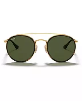 Солнцезащитные очки унисекс, RB3647N Ray-Ban, золото