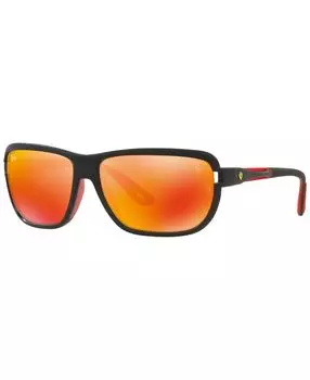 Солнцезащитные очки унисекс rb4365m scuderia ferrari collection 62 Ray-Ban, черный
