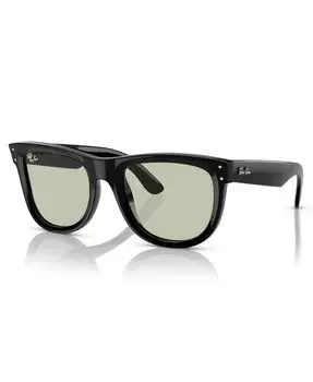 Солнцезащитные очки унисекс, реверс Wayfarer Ray-Ban, черный