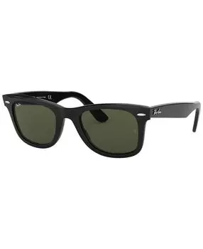Солнцезащитные очки унисекс с низкой перемычкой, RB2140F ORIGINAL WAYFARER CLASSIC 54 Ray-Ban, черный