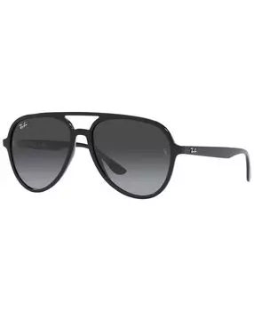 Солнцезащитные очки унисекс с низкой перемычкой, rb4376f 57 Ray-Ban, черный