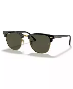 Солнцезащитные очки унисекс с низкой посадкой на переносице Ray-Ban, черный
