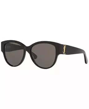 Солнцезащитные очки унисекс Saint Laurent, черный