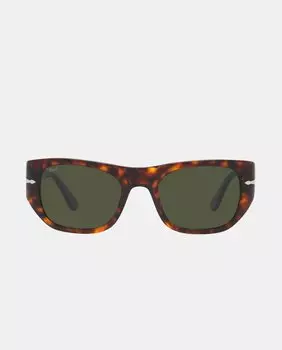 Солнцезащитные очки унисекс Square Havana из ацетата Persol, коричневый
