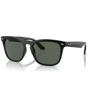 Солнцезащитные очки унисекс Steve с низкой перемычкой RB4487F Ray-Ban, черный
