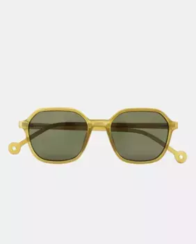 Солнцезащитные очки унисекс в геометрической форме синего цвета с поляризованными линзами Parafina, зеленый