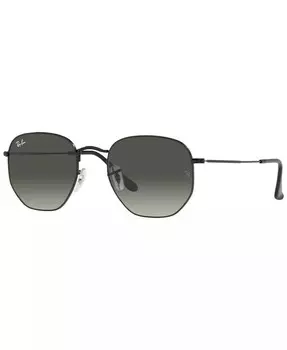 Солнцезащитные очки унисекс в шестиугольной оправе Ray-Ban, черный