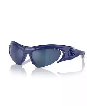 Солнцезащитные очки унисекс, зеркало DG6192 Dolce&Gabbana, синий