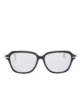 Солнцезащитные очки Unity в квадратной оправе Megane and Me, черный