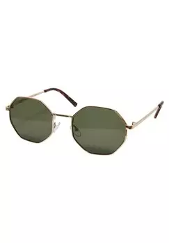 Солнцезащитные очки Urban Classics, цвет bottlegreen gold