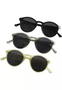 Солнцезащитные очки URBAN CLASSICS "Солнцезащитные очки унисекс Urban Classics Cypress, 3 шт.", желтый