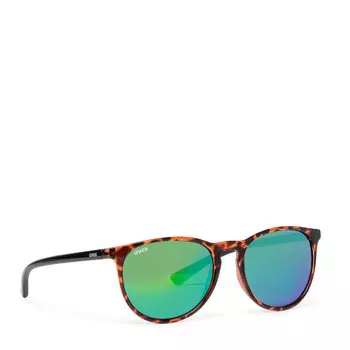 Солнцезащитные очки Uvex Lgl, зеленый/коричневый/черный