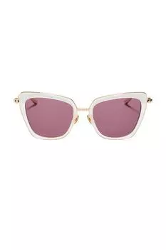 Солнцезащитные очки V-Daydream ii Valentino Garavani, cloudy ivory, v-light gold & bordeaux