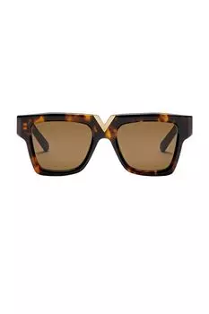 Солнцезащитные очки V gold Valentino Garavani, brown tortoise