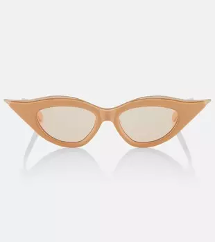 Солнцезащитные очки V-Goldcut II в оправе «кошачий глаз» Valentino, золотой