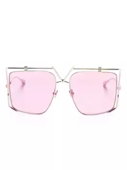 Солнцезащитные очки V-Light в массивной оправе VALENTINO GARAVANI EYEWEAR, розовый